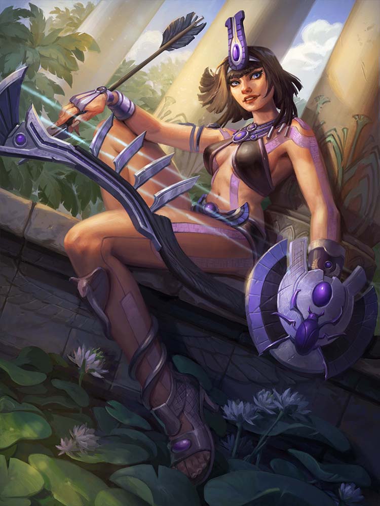 Diosa Tejedora (Imagen Referencial Neith de Smite)