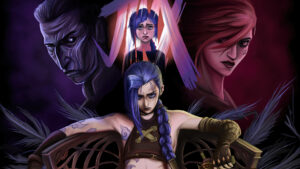 arcane jinx vi silco lol art hd wallpaper uhdpaper.com 453@1@f