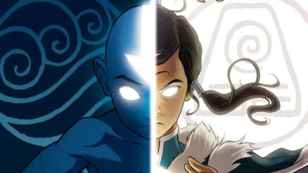 Aang y Korra