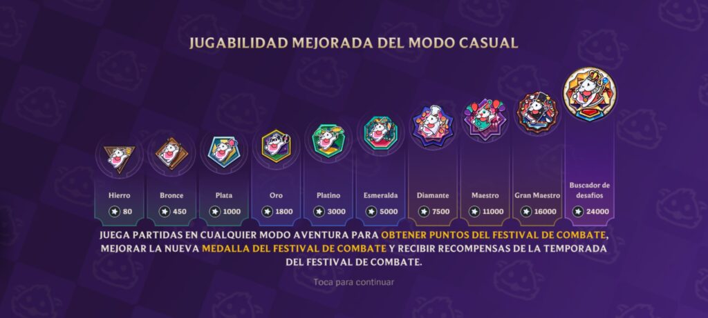 Clasificación del Festival de Combate | Wild Rift 6.1