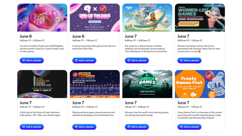 Summer Game Fest 2025 countdown schedule and details article by esports gg image via Summer Game Fest 1024x576