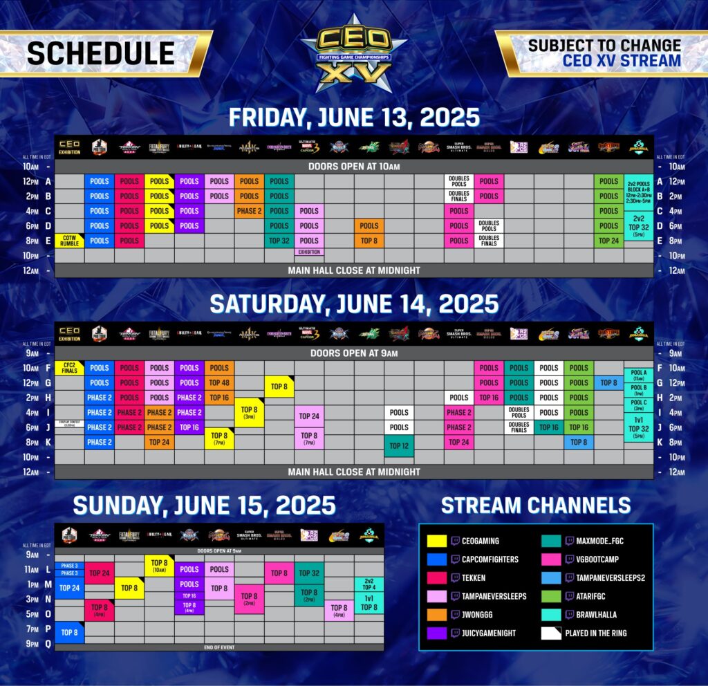 CEO 2025 schedule 1024x992