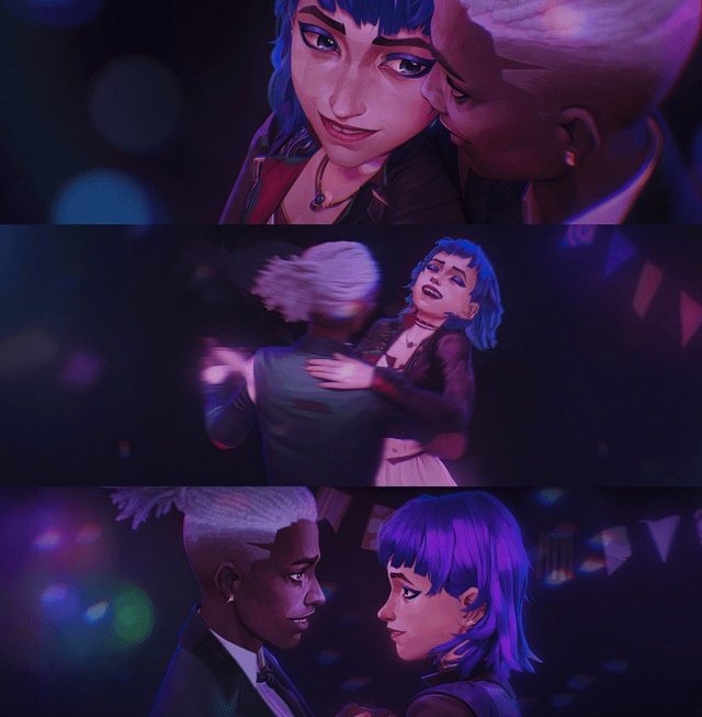 Escena del baile de Powder y Ekko | Arcane T2, Annecy 2025